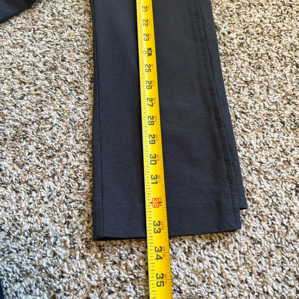 Eileen Fisher Gray High Rise Crop Trouser Pants Business Casual Womens Size XS - Picture 5 of 11